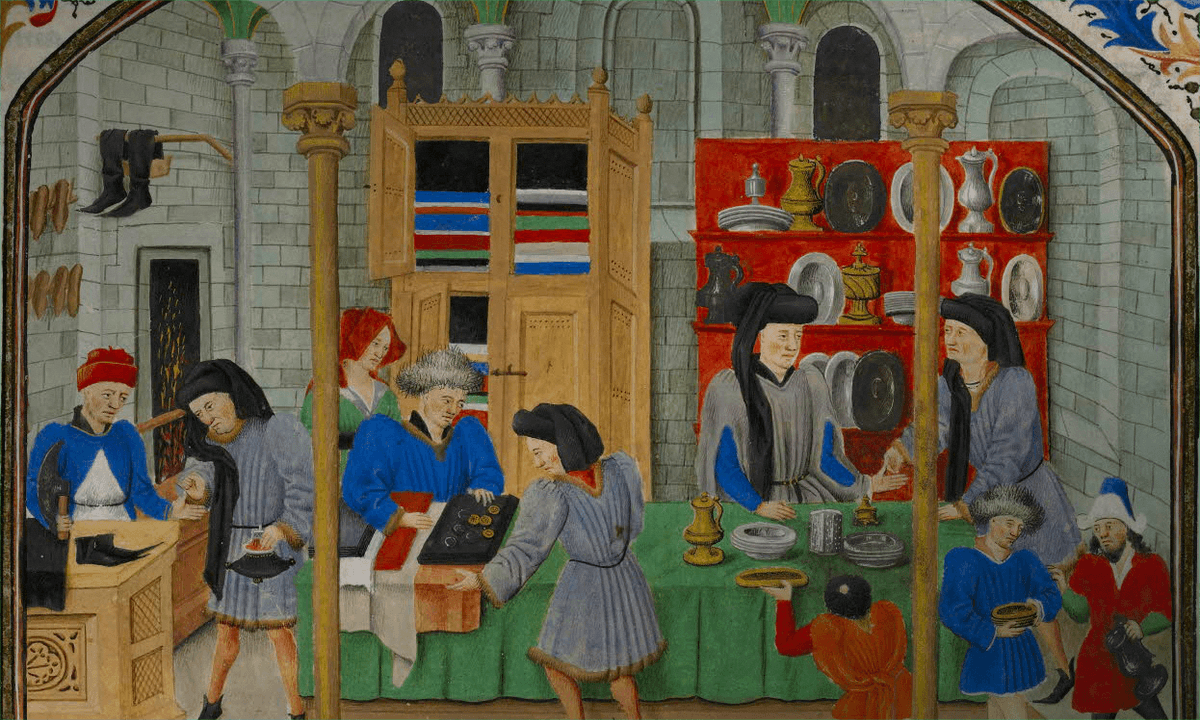 Classical painting used as an IELTS Writing Lab visual description prompt.